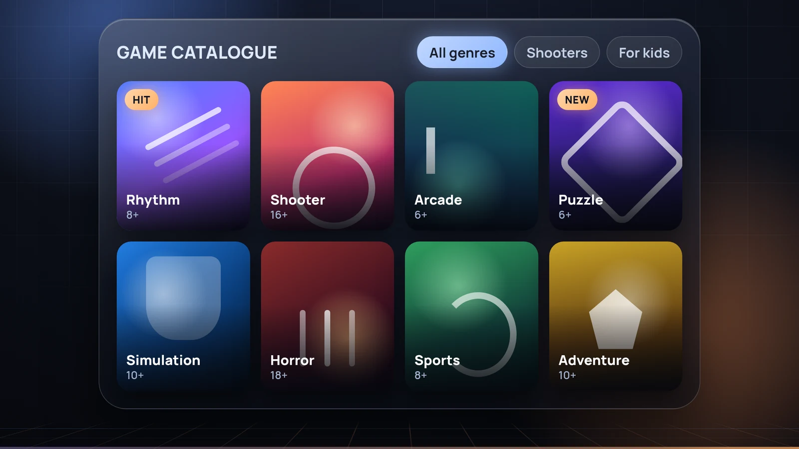 Game catalog